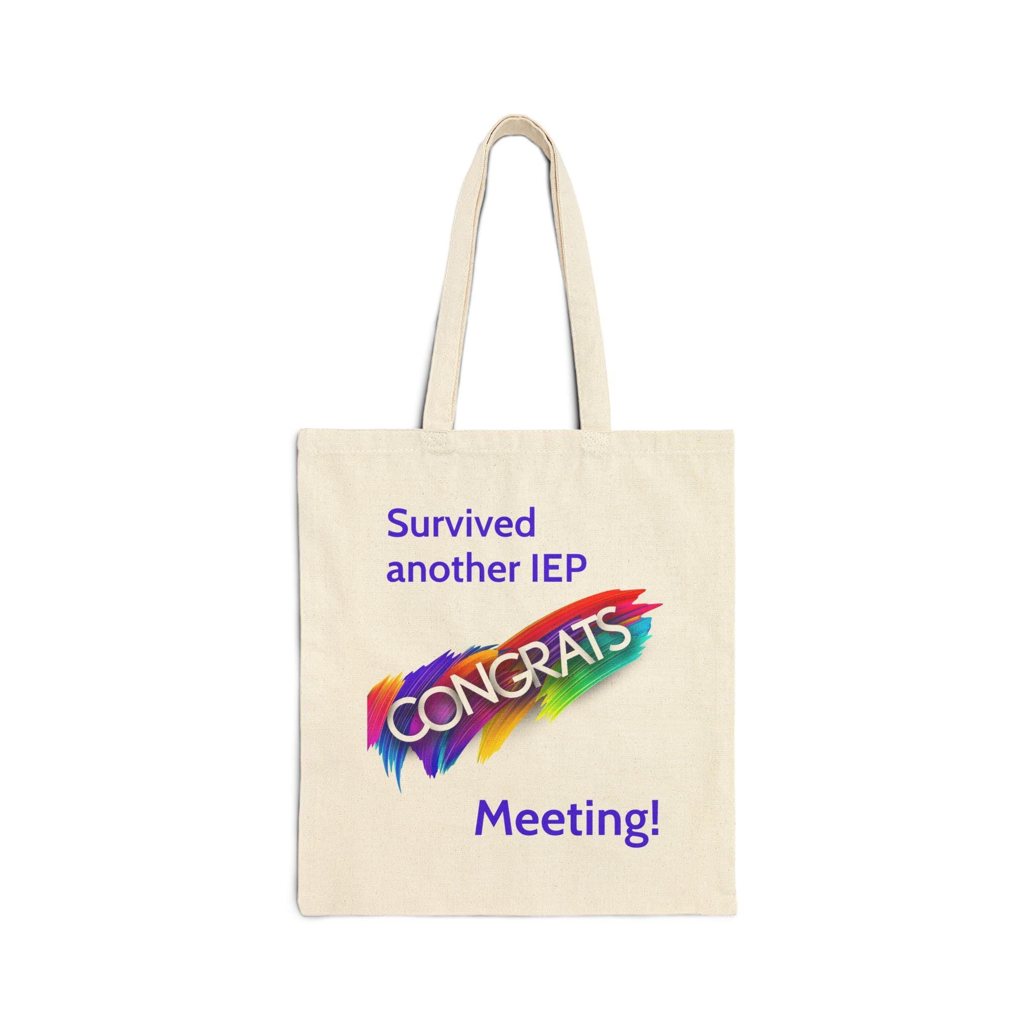 Cotton Canvas Tote Bag